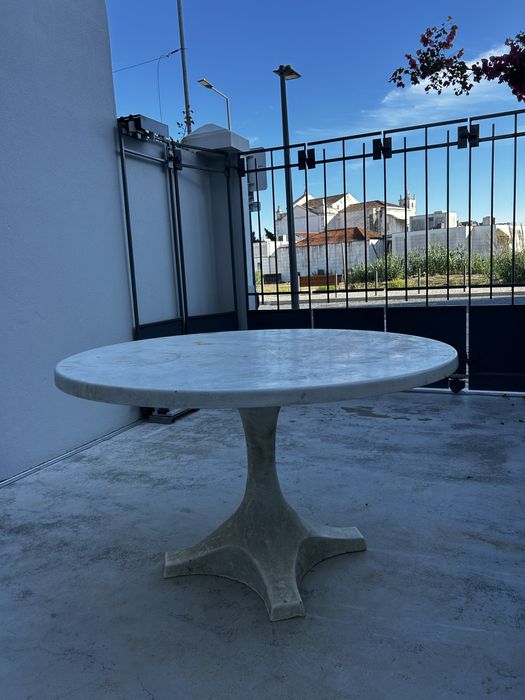 OFEREÇO Mesa de Resina de Jardim Ultra Resistente