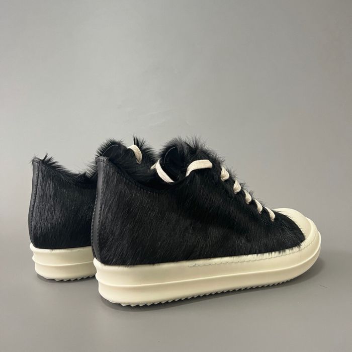 Нові Кеди Rick Owens Ramones Low Pony Hair/38-44/Преміум якість!