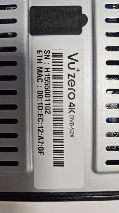 Тюнер VU+ ZERO 4K (1x Single DVB-S2X tuner)