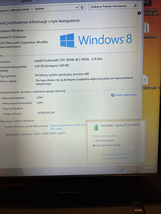 Laptop lenovo G50-30