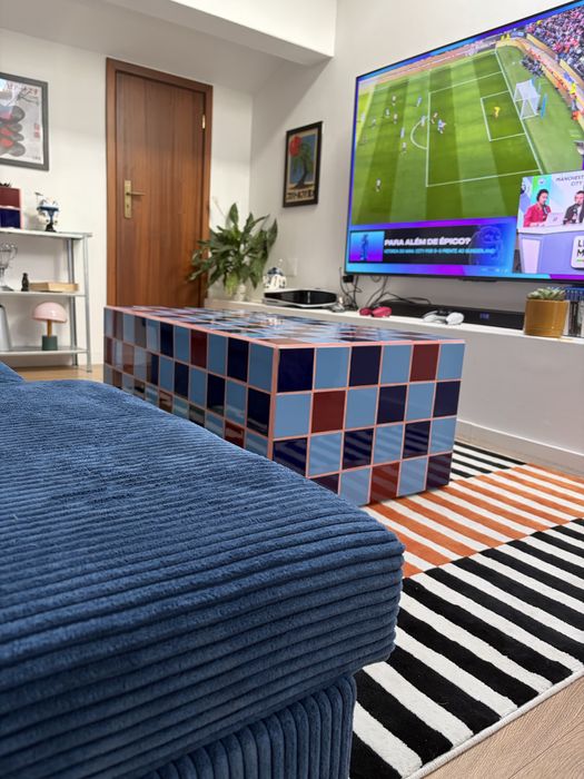 Mesa de centro em azulejo - fazemos personalizada