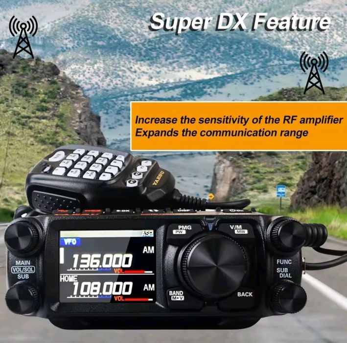 Радіостанція Yaesu FTM-510DR 55W FM C4FM 144/430 GPS APRS ASP PMG Нова