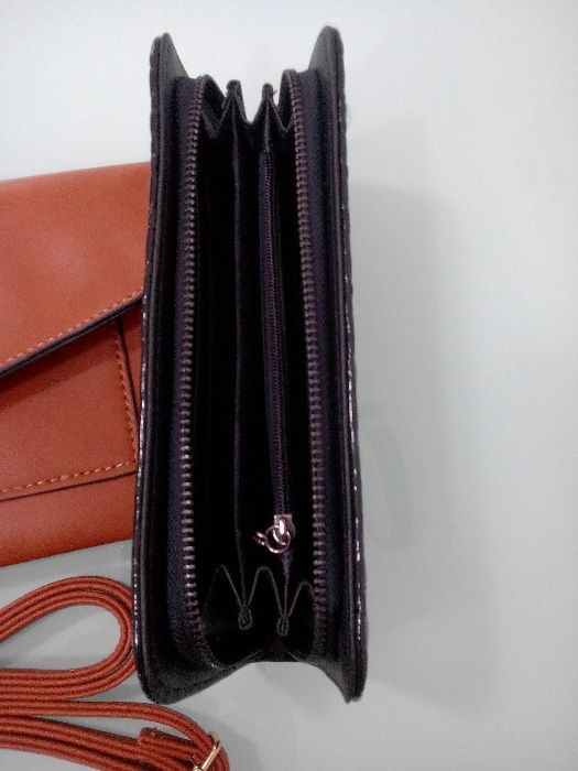 Carteira e porta moedas