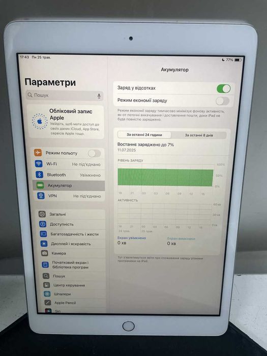 Планшет Apple iPad 10.2 (7 Gen) 2019 128GB (MW782) A2197 WiFI