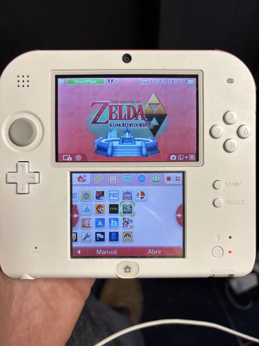 Nintendo 2DS desbloqueada com cartao sd 128gb
