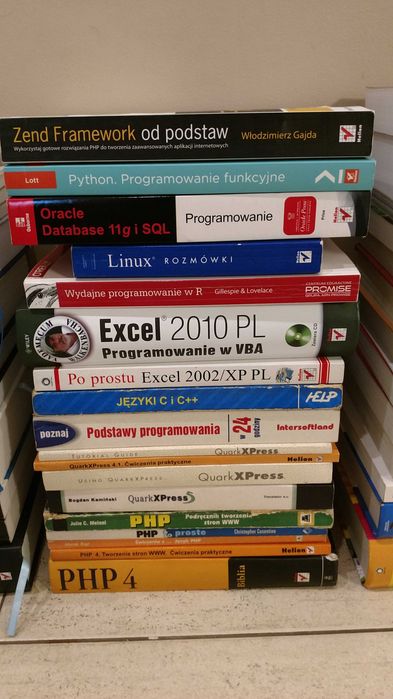 Książki programowanie, język c, JAVA, flash, PHP,Adobe InDesign,Python