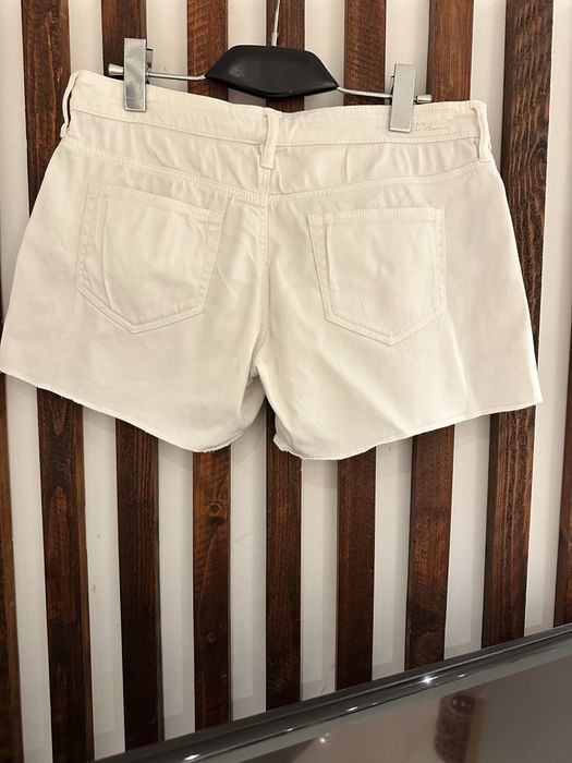 Calções de Ganga Brancos Mango Jeans