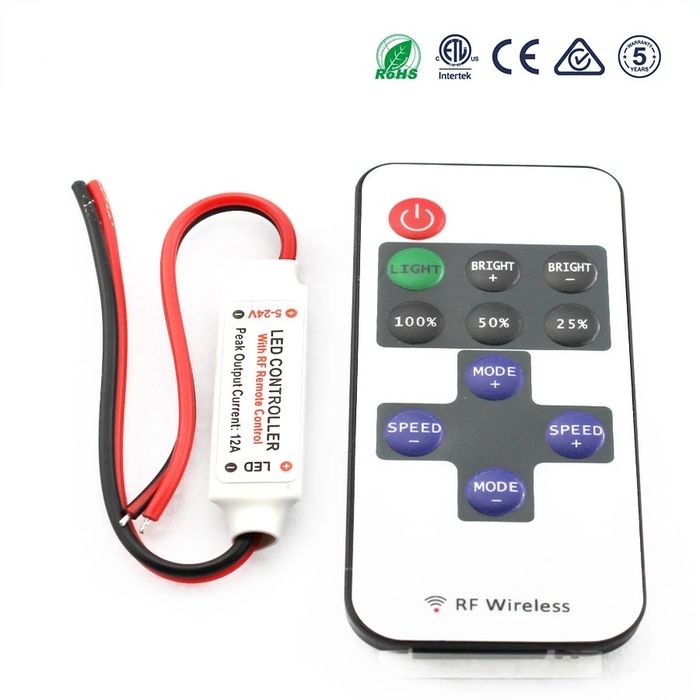 Беспроводной пульт дистанционного управления для светодиодной ленты