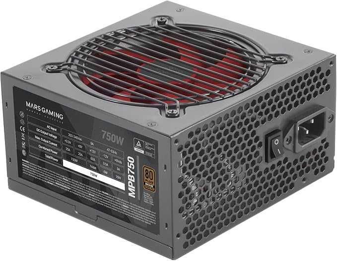Mars Gaming MPB750 Zasilacz PC 750W ATX 80Plus Bronze 230V EU