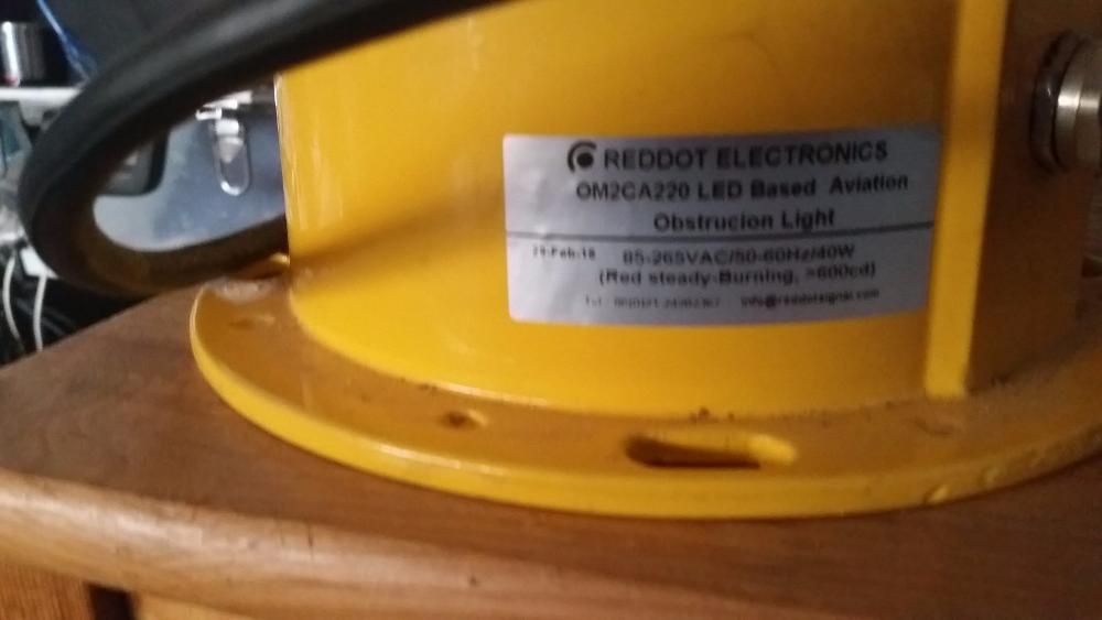 luz balizamento noturno