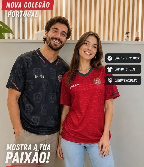 T-shirts Seleção de Portugal