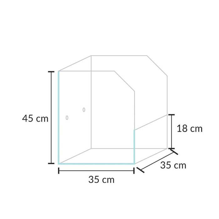 Paludario Terrario Blau Selva 35 45 NOVO