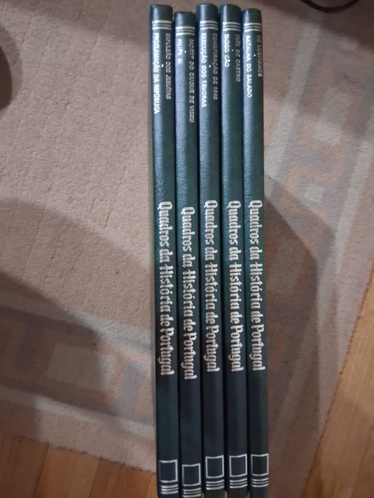 Coleção completa " Quadros da Historia de Portugal" 5 volumes