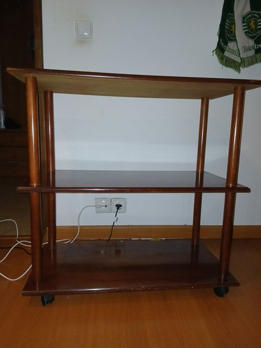 Mesa de madeira.
