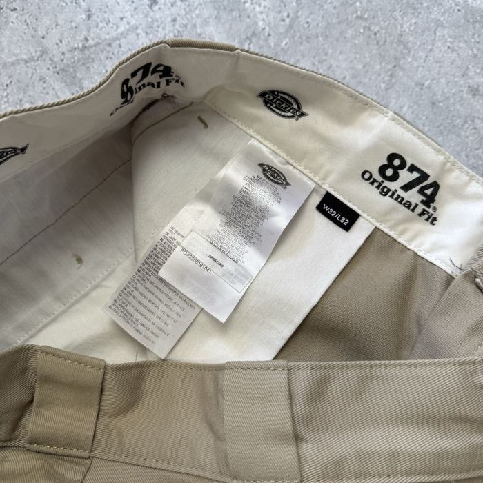 Dickies 874 Прямі Чіноси Штани Бежеві Розмір W32 L32