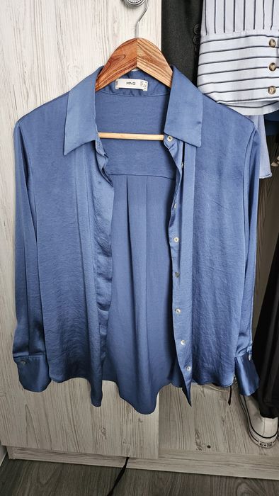 Сатинова жіноча сорочка xs Mango