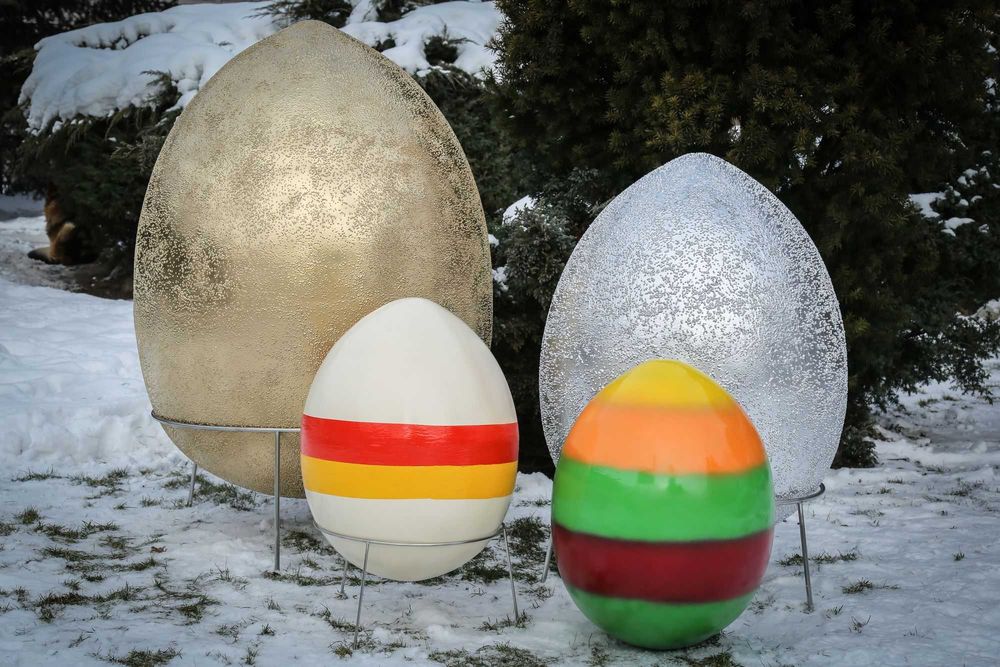 jajka wielkanocne/ ozdoba do ogrodu