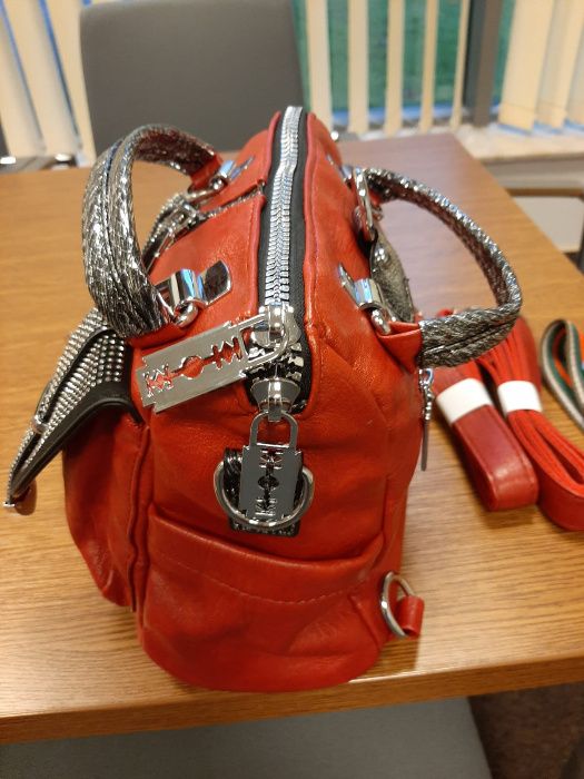 Ale Torebka damska Plecak Red