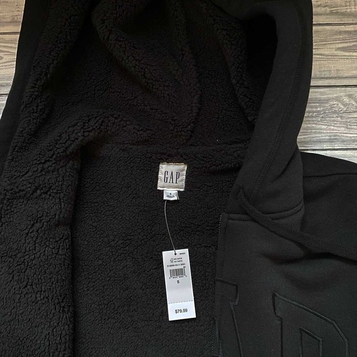 Худі шерпа GAP Logo Sherpa-Lined Zip Hoodie