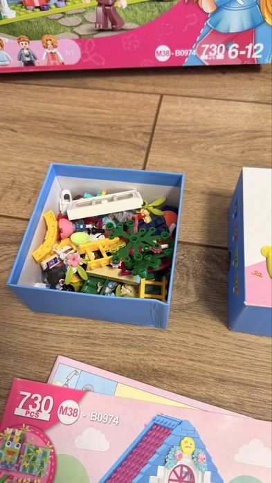 Конструктор sluban домик вилла 730 деталей + карета