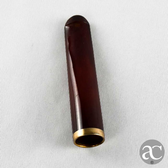 Antiga Boquilha em âmbar e aro em ouro