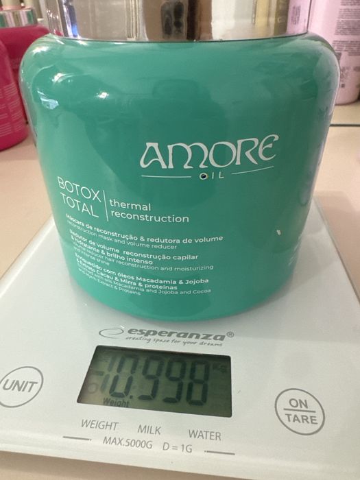 Botoks amore oil total thermal reconstruction, 1 kg prawie nowy
