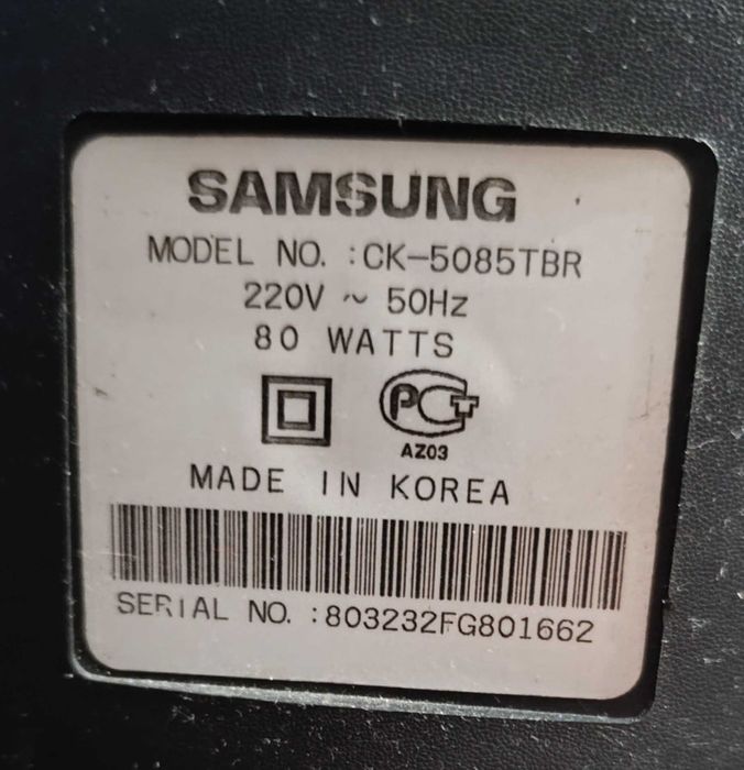 Телевизор Samsung CK-5085TBR 21 дюйм старенький з новим пультом.