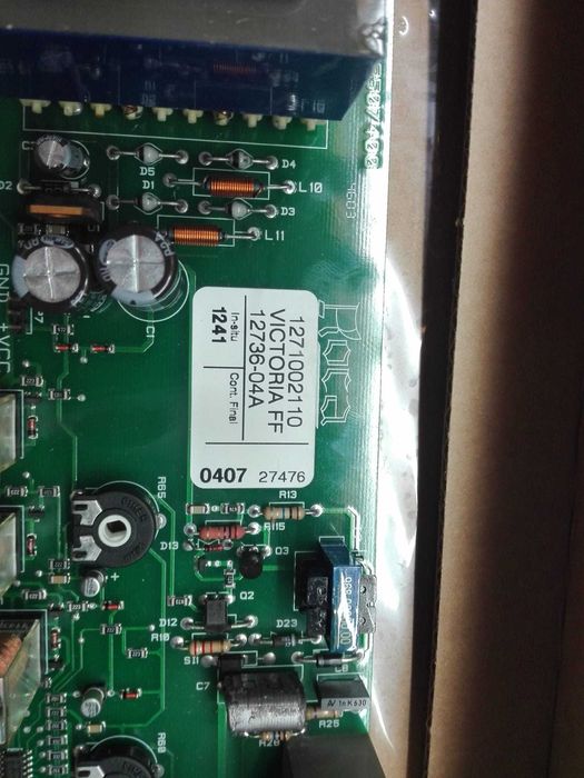 Placa para Caldeiras Roca Baxi Victoria F em pleno funcionamento.