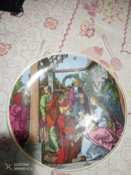 Prato de coleção de natal