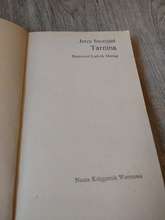 Jerzy Szczygieł Tarnina biblioteka młodych