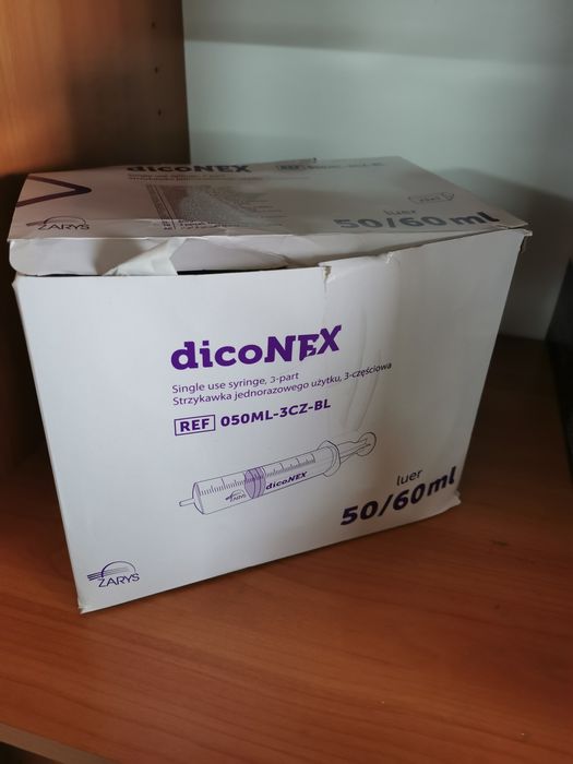 Strzykawki jednorazowe 60ml DicoNEX zarys