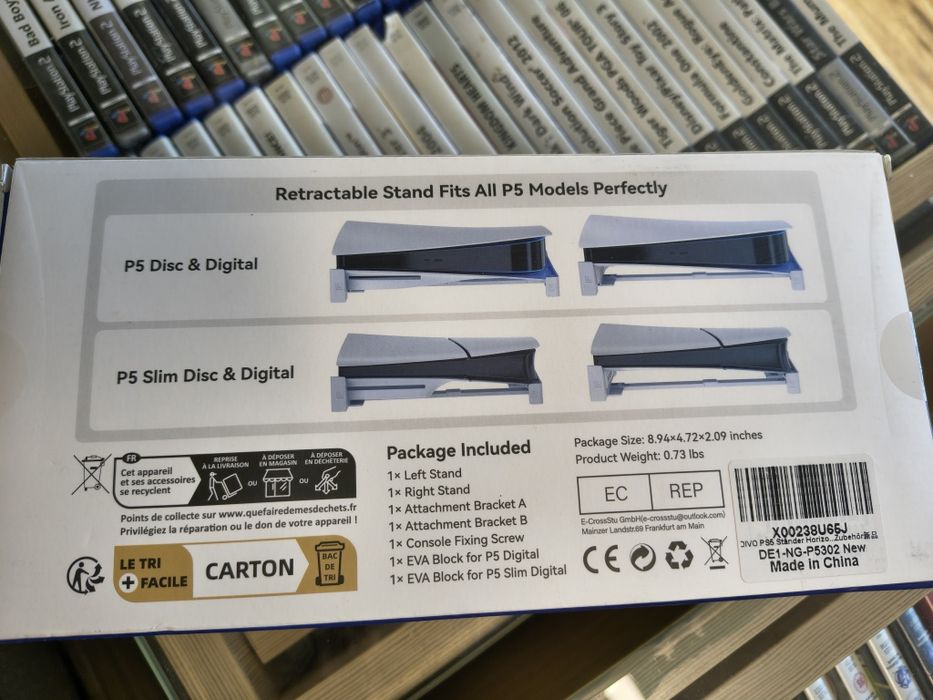Podstawka ps5 FAT lub slim. P5 adjustable horizontal stand