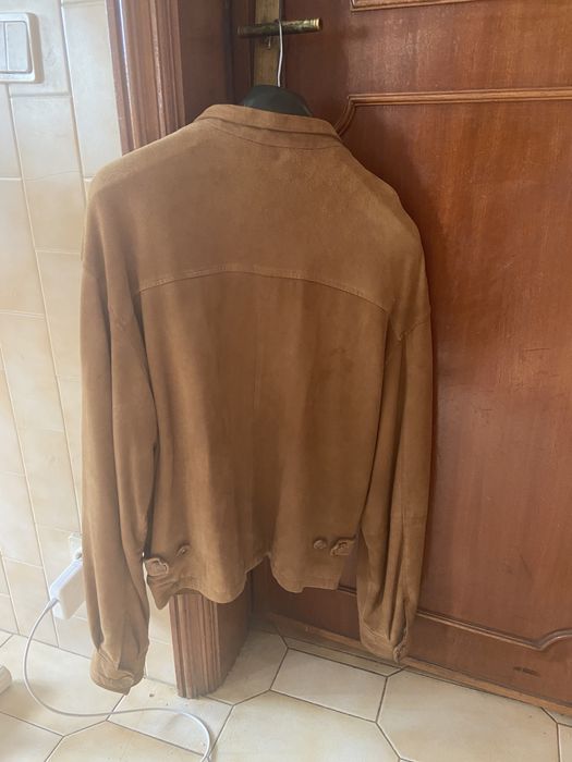 Casaco castanho homem