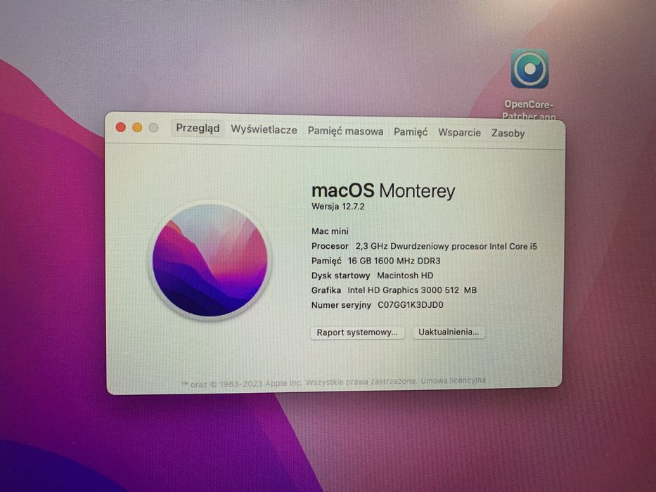 Mac Mini 5.1 macOS Monterey