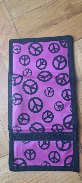 Portfel rozowy we wzory