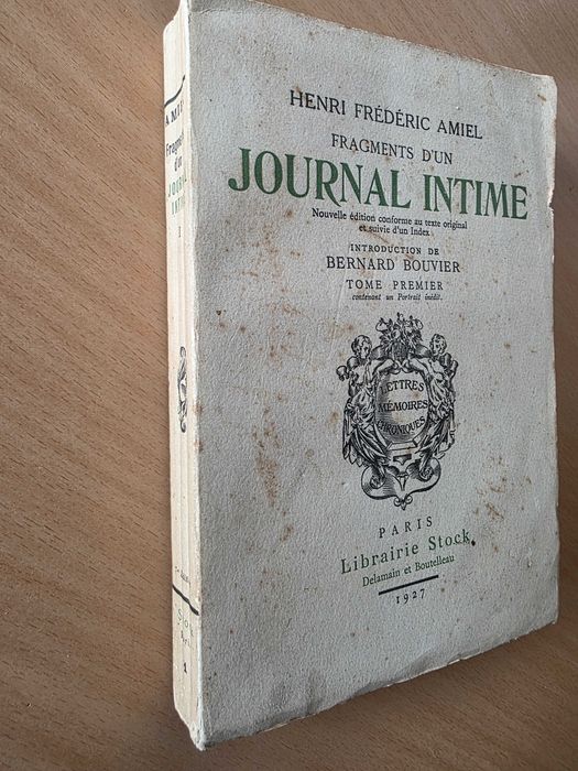 Livro "Fragments d'un Journal Intime - Tome Premier" de Amiel