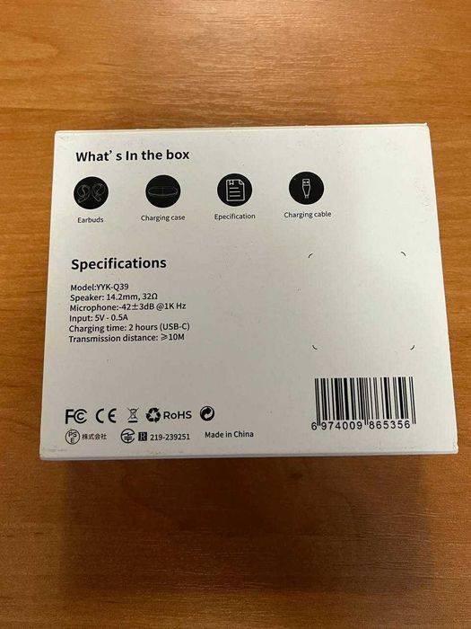 Бездротові Bluetooth-навушники YYK-Q39