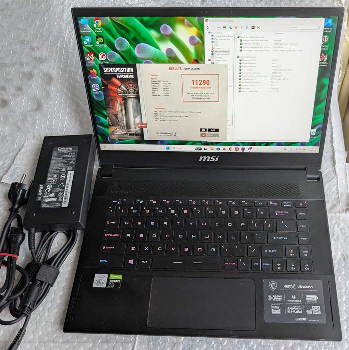 144Гц RTX2060 6GB / i7 6/12 поточний 16 GB ddr4/ SSD 512 GB MSI gs66 Stealth батарея 3 години