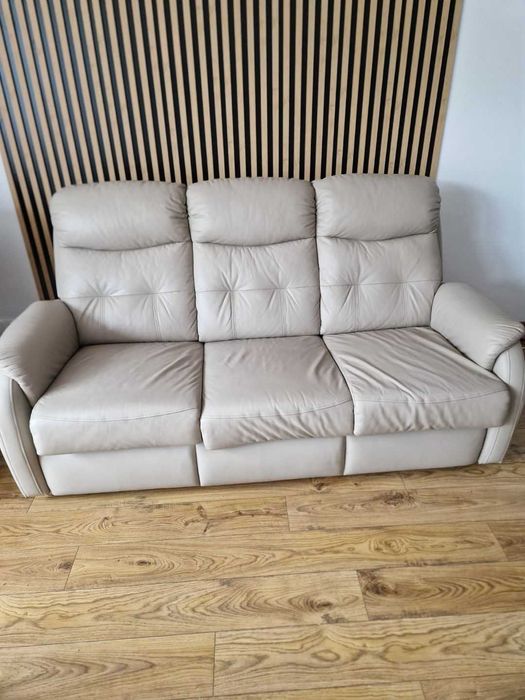 Kanapa skórzana rozkładana