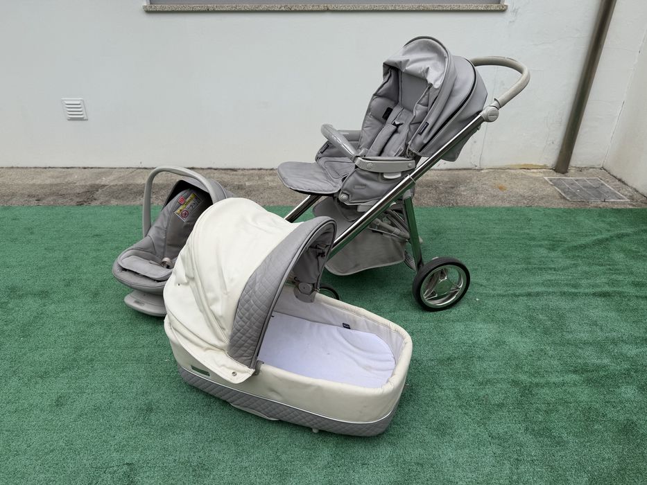 Bebecar Trio carrinho + babycoque + alcofa