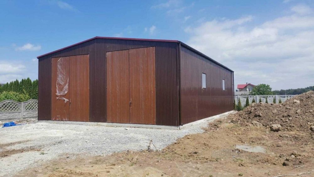 GARAŻE Blaszane Hala Blaszana Garaż BLASZANY 9x18 CAŁA  POLSKA