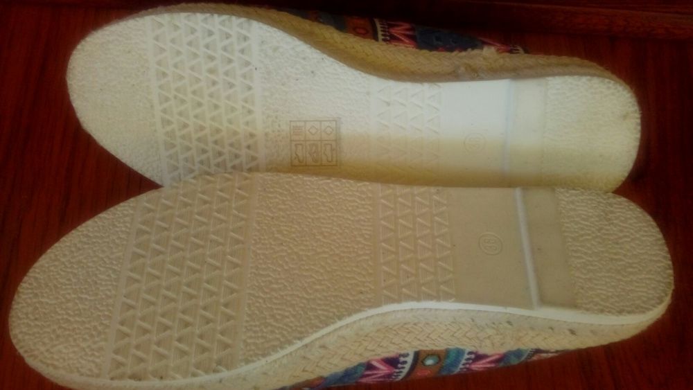 Espadryle r.38 kolorowe