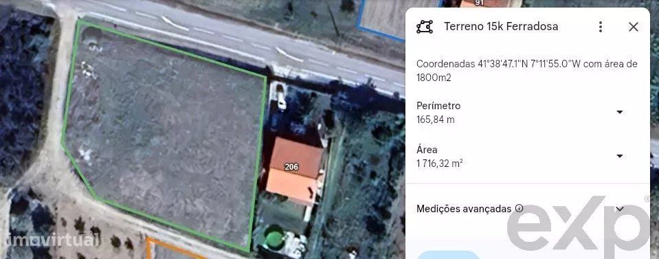 Terreno de 1800 m² à venda em Mirandela, Portugal