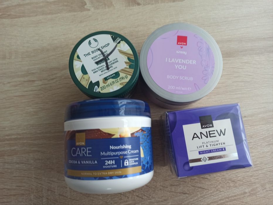 Ogromny Zestaw Kosmetyków AVON i The Body Shop - 48 sztuk - NOWE