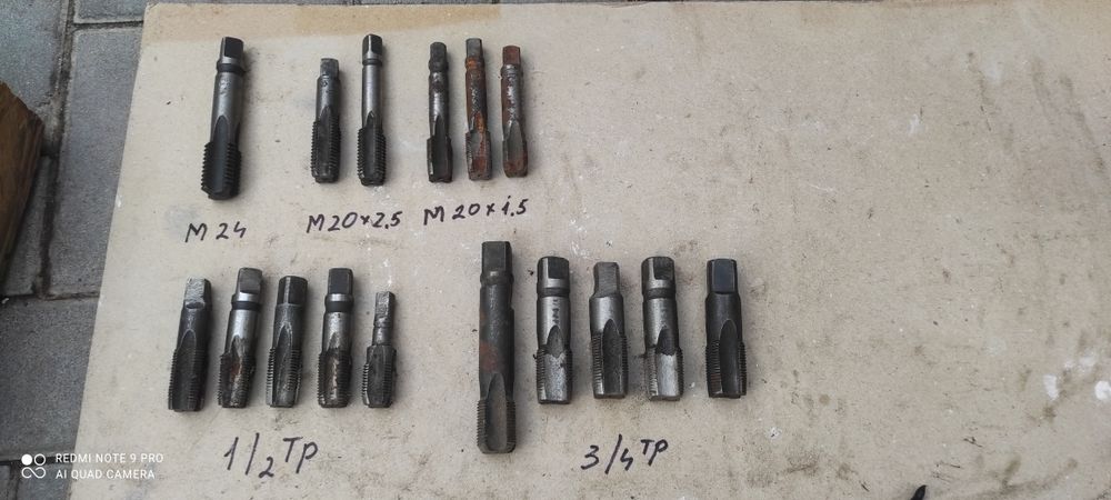 Продам Плашки-Лерки,метчики, развертки, конус морзе,старые запасы ссср