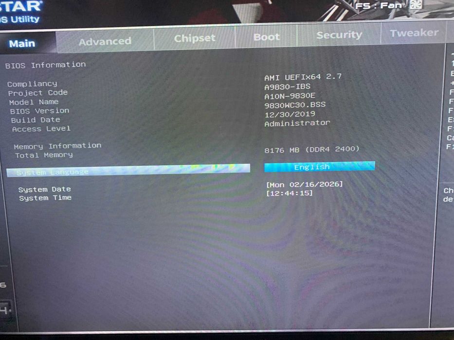 Biostar A10N-9830 DDR4 8 GB (max 32) RAM AMD Radeon R7 майже як нова!