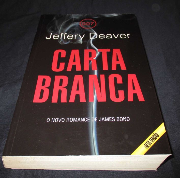 Livro Carta Branca Jeffery Deaver Novo Romance de James Bond 007