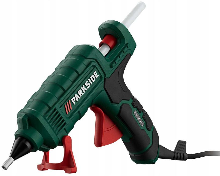 Pistolet klejowy Parkside PHP 500 E3 500W start + 3 wkłady