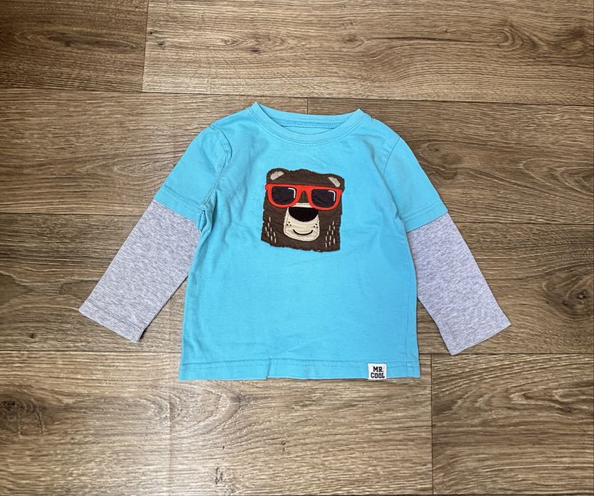 Лонгслів 24м. 2р. 92см поло polo футболка з довгим рукавом на хлопчика