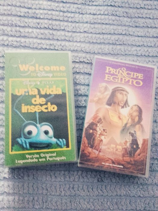 Cassetes Uma Vida De Insecto O Príncipe do Egipto Antz Formiga Z Novas